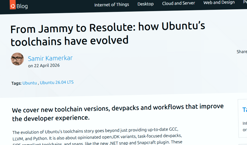 ubuntu From Jammy to Resolute