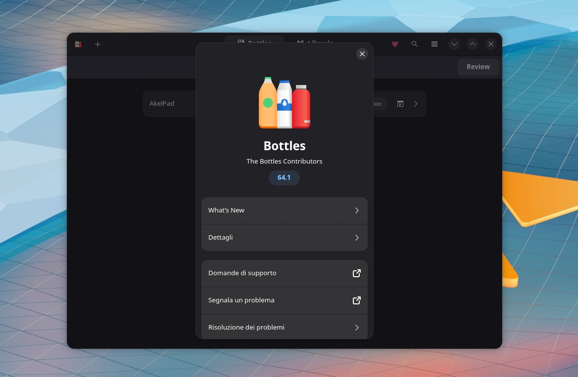 Bottles 64.1 introduce ntsync e nuove funzioni di sicurezza