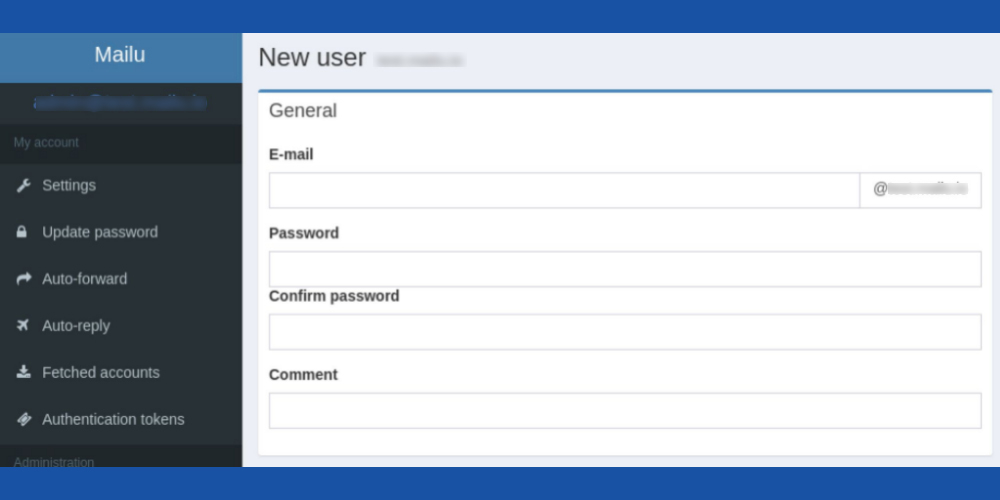 Mailu self hosted email server