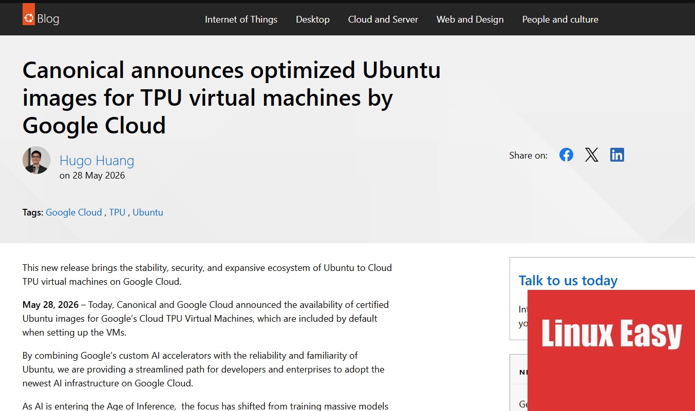 canonical ubuntu tpu