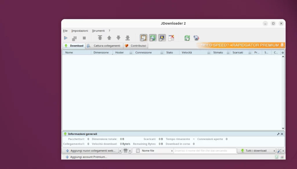 jdownloader2 ubuntu linux