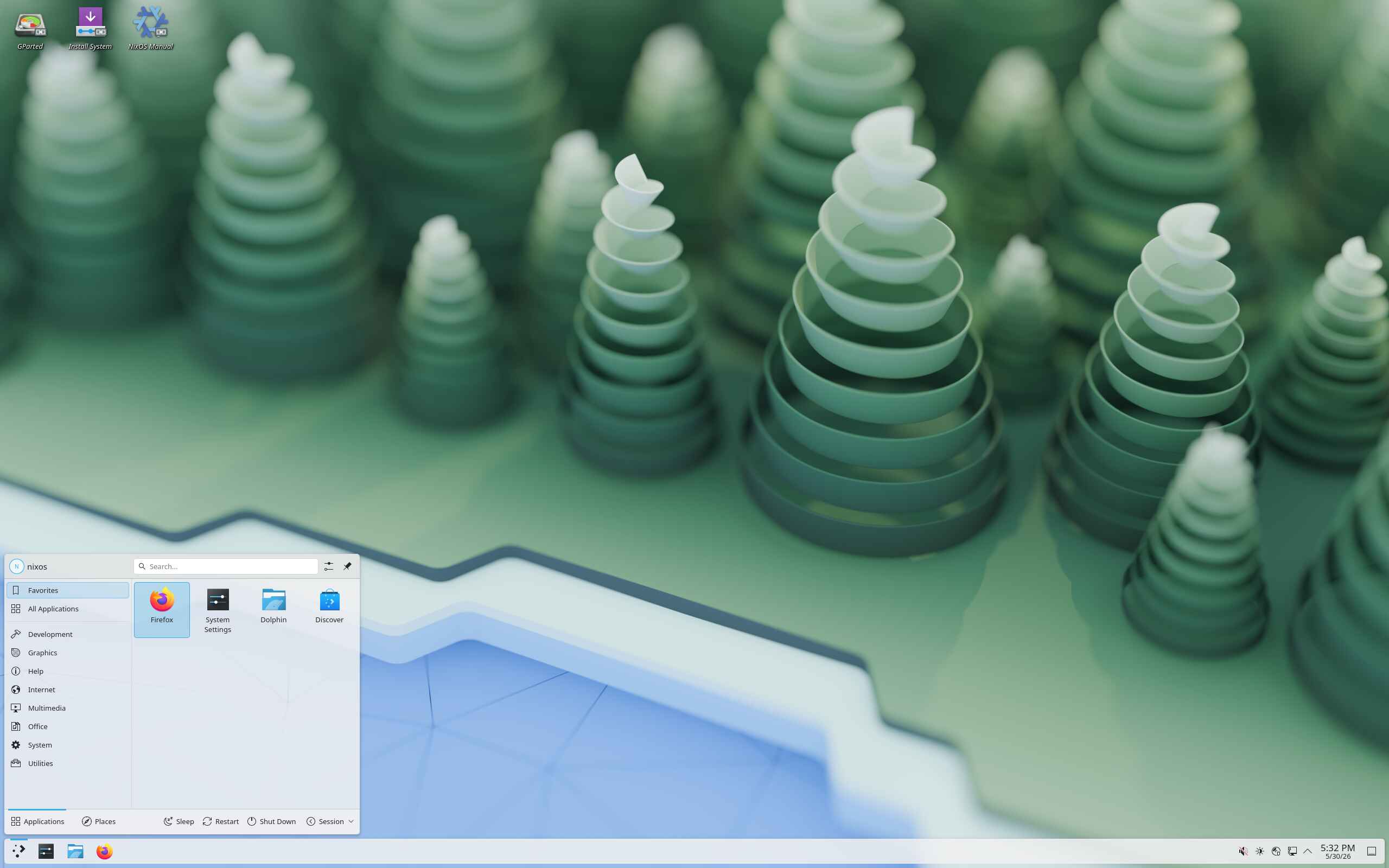 nixos 26.05 kde