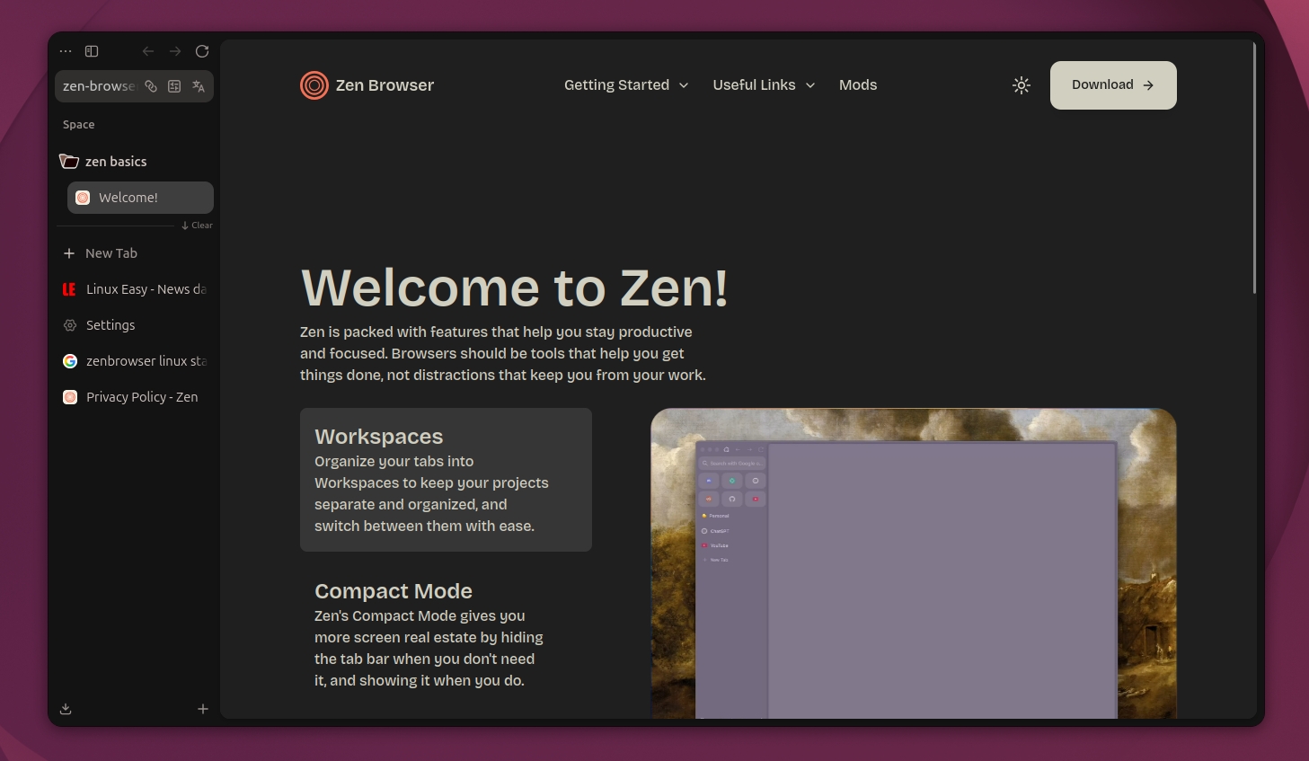 zen browser ubuntu