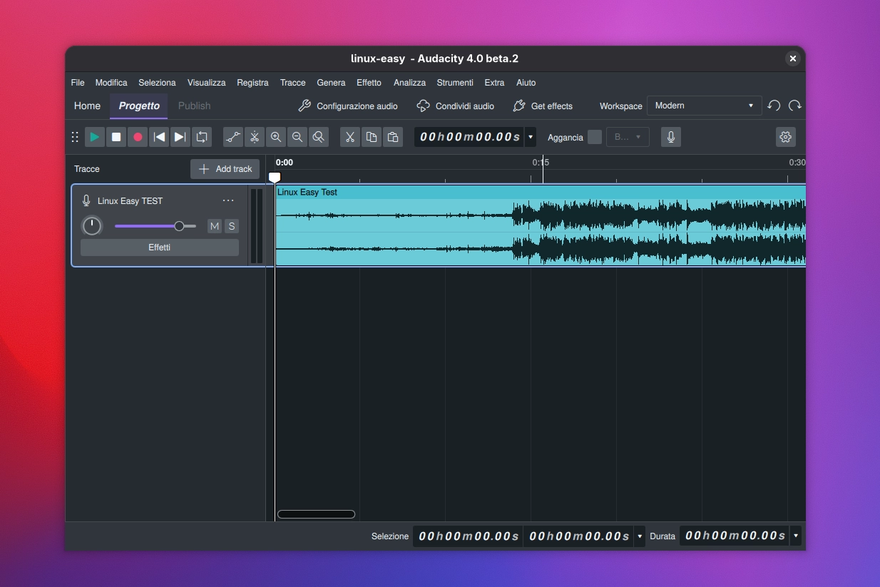 Scopri di più sull'articolo Audacity 4 Beta 2: Nuove Funzionalità e Ottimizzazioni