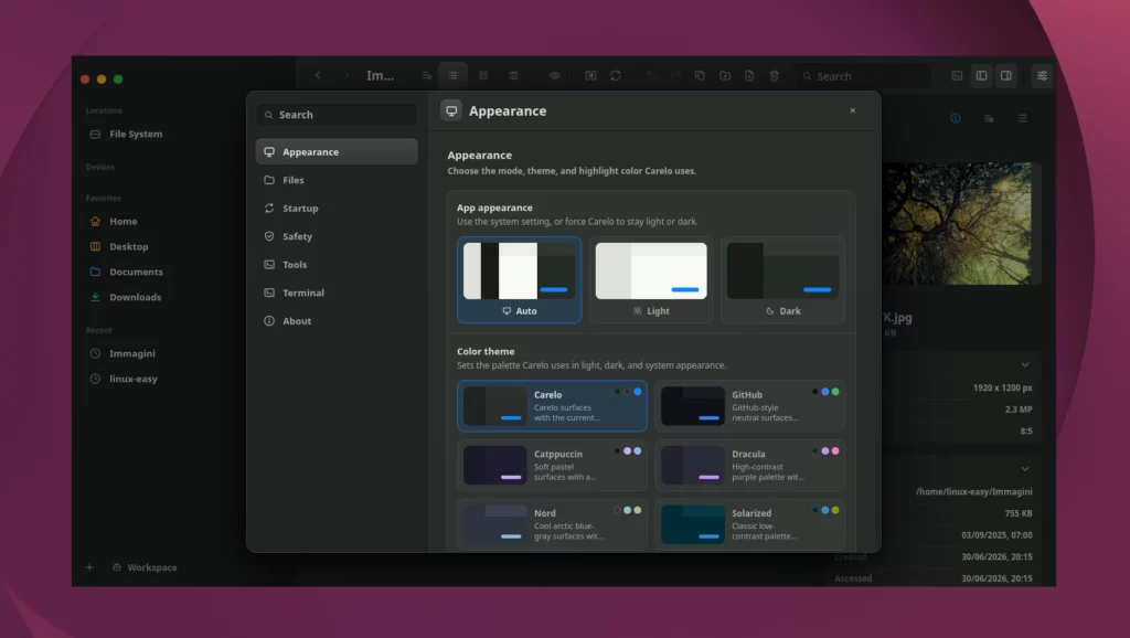 Carelo un file manager dual-panel per chi lavora su Linux