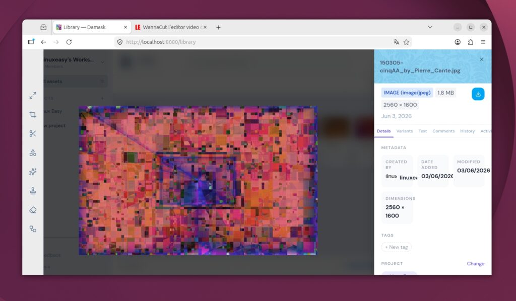 Damask Image Viewer