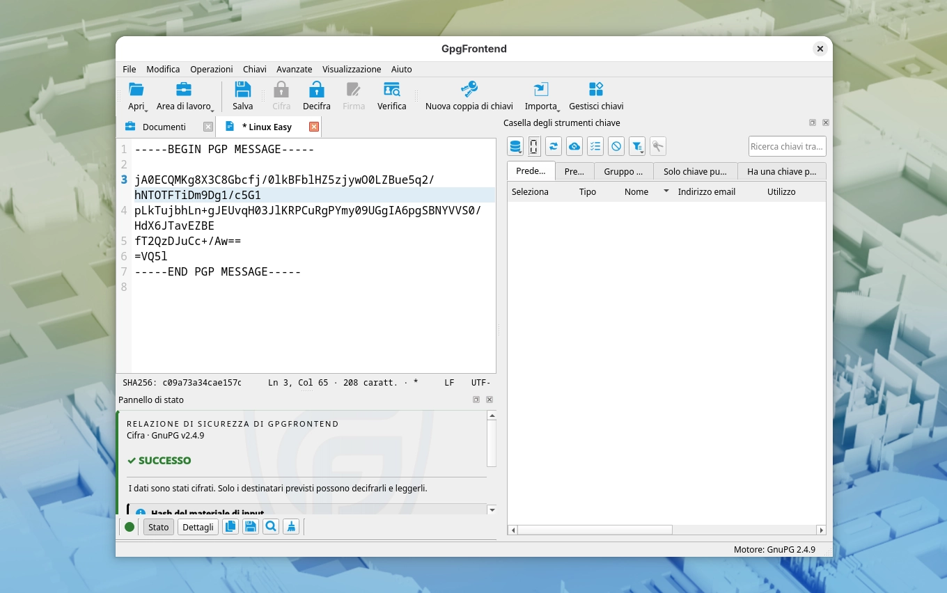 Scopri di più sull'articolo GpgFrontend il software OpenPGP che semplifica crittografia e gestione delle chiavi