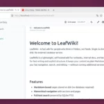 LeafWiki: la wiki self-hosted minimalista che punta sulla semplicità