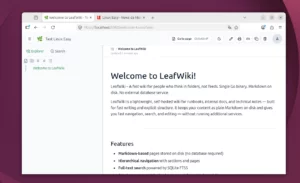 Scopri di più sull'articolo LeafWiki: la wiki self-hosted minimalista che punta sulla semplicità