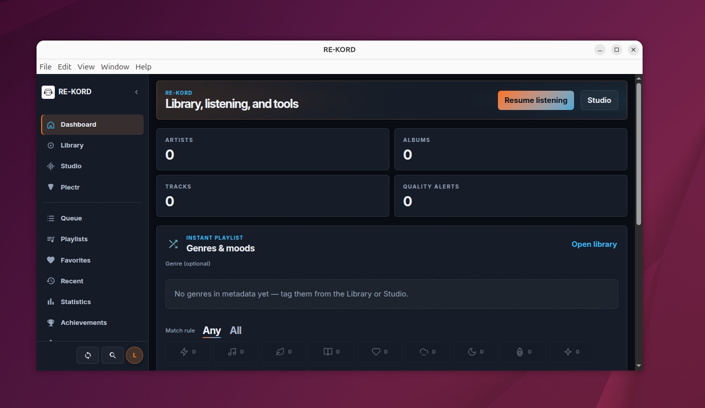 Scopri di più sull'articolo RE-KORD il centro musicale locale che unisce player, downloader e gioco ritmico