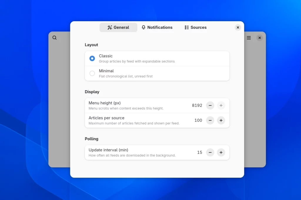 RSS Feed l’estensione GNOME Shell che porta le notizie direttamente nel pannello di sistema