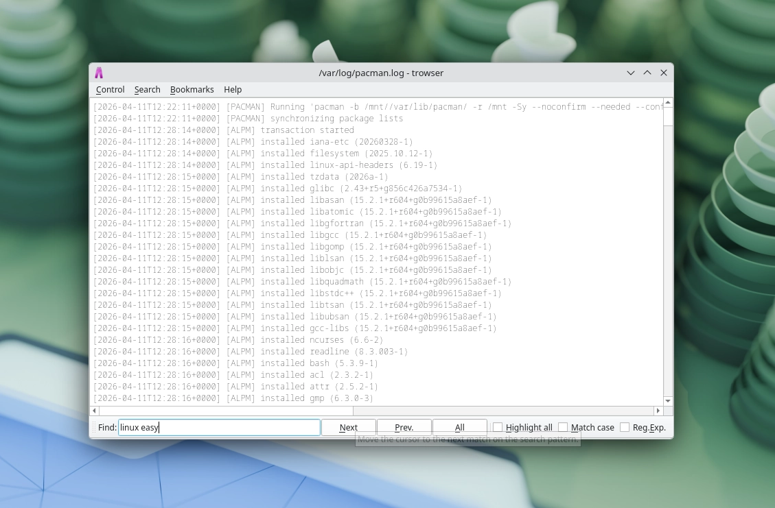 Scopri di più sull'articolo Trowser: il browser avanzato per analizzare file di log su Linux