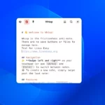 Whisp il blocco appunti veloce e gestuale per GNOME