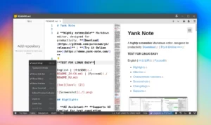 Scopri di più sull'articolo Yank Note l’editor Markdown open source che punta su AI e produttività