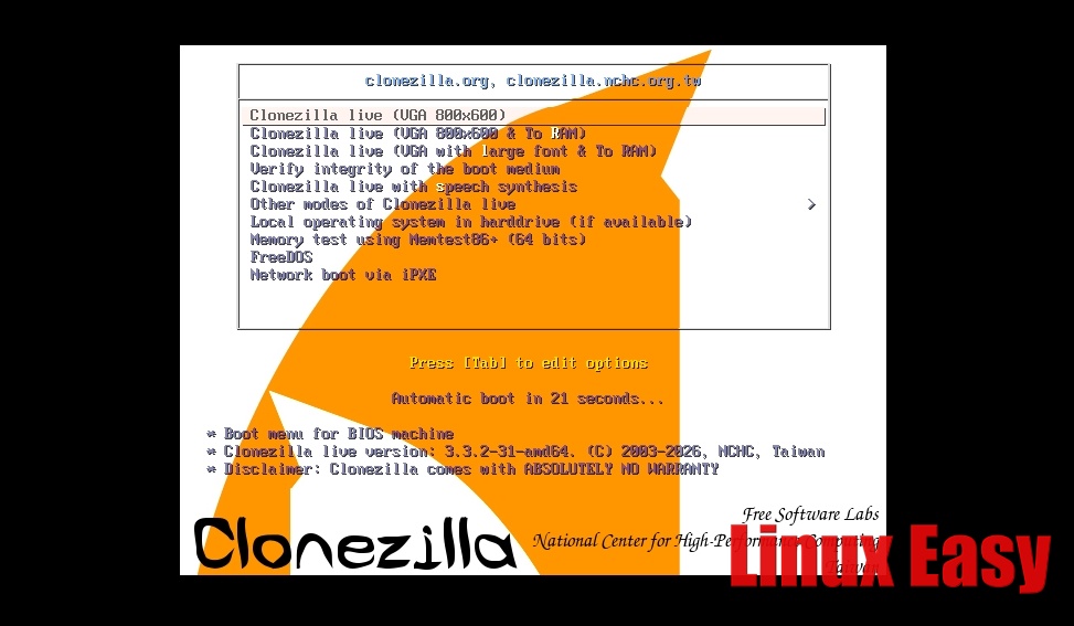 clonezilla