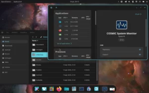Scopri di più sull'articolo COSMIC Desktop 1.1 debutta con il nuovo Monitor di sistema e numerosi miglioramenti