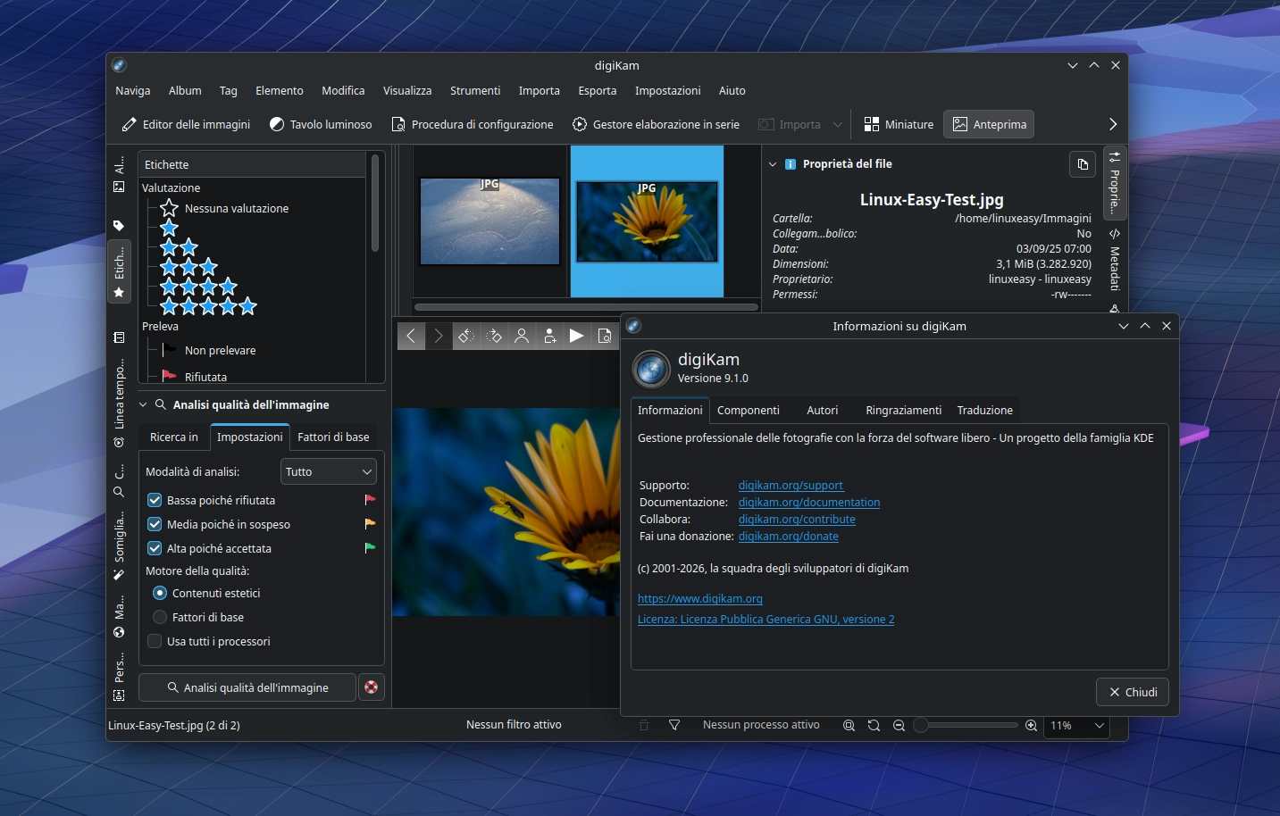 Scopri di più sull'articolo digiKam 9.1 include il supporto per Pixel Motion Photos