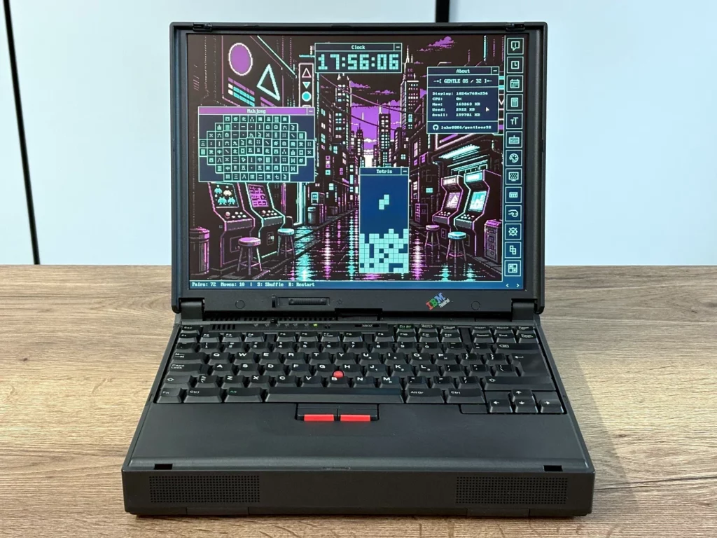 GentleOS: debutta il sistema operativo retro per PC i386 con soli 4 MB di RAM