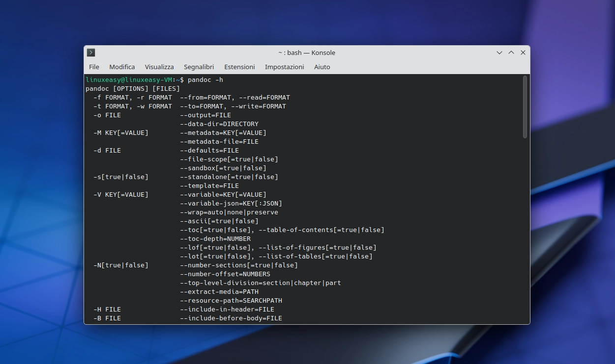 Scopri di più sull'articolo Pandoc il convertitore universale per documenti e Markdown