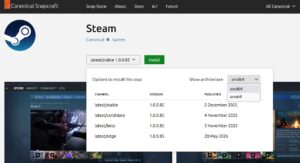 Scopri di più sull'articolo Steam Snap per ARM64 raggiunge il canale stabile su Ubuntu