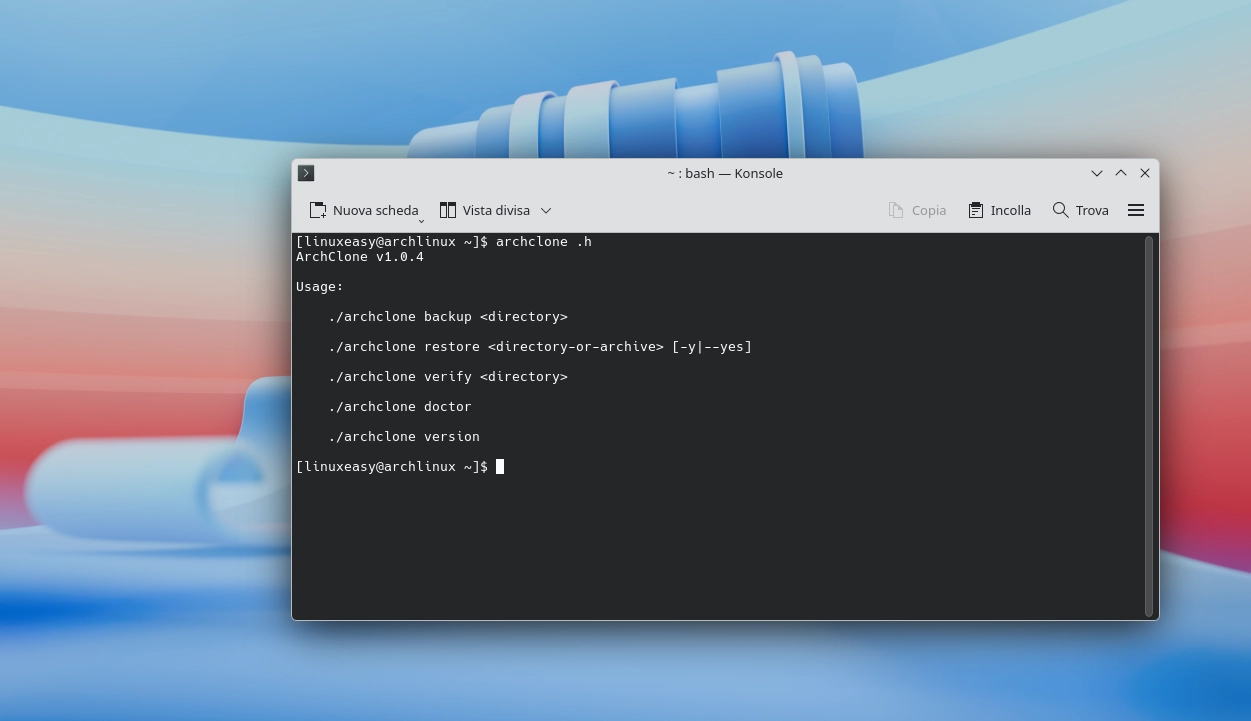Scopri di più sull'articolo ArchClone il framework modulare per il backup completo di Arch Linux