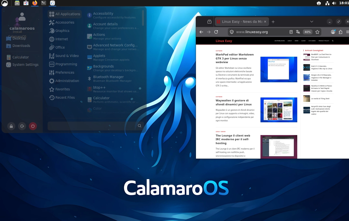 Scopri di più sull'articolo CalamaroOS amplia la famiglia di edizioni e rende Gentoo più semplice da installare