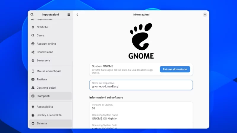 GNOME 51 Alpha