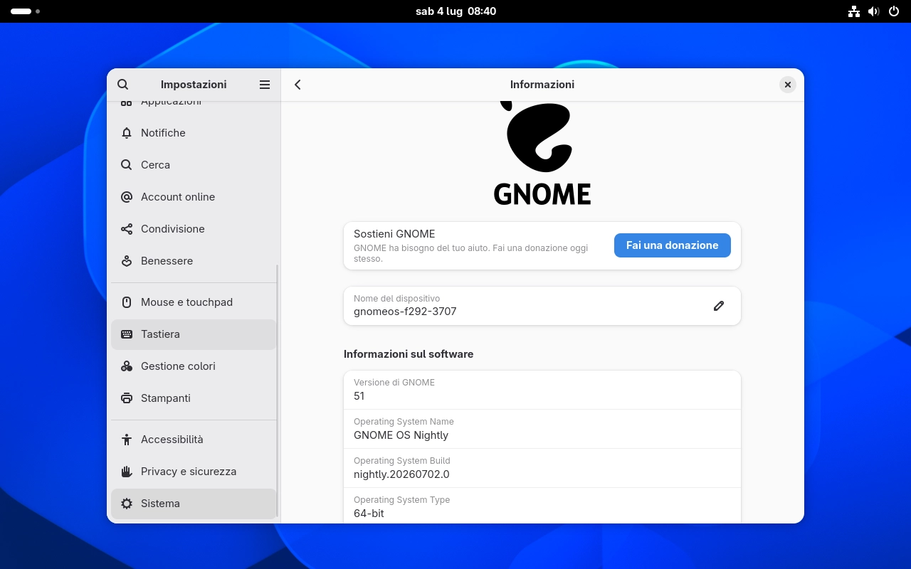 Scopri di più sull'articolo GNOME OS prepara Test Center: il nuovo strumento per testare software sperimentale