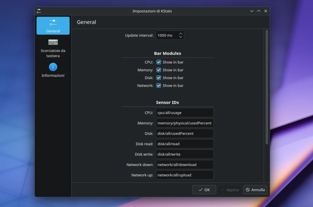 KStats porta il monitoraggio di sistema direttamente nel pannello di KDE Plasma