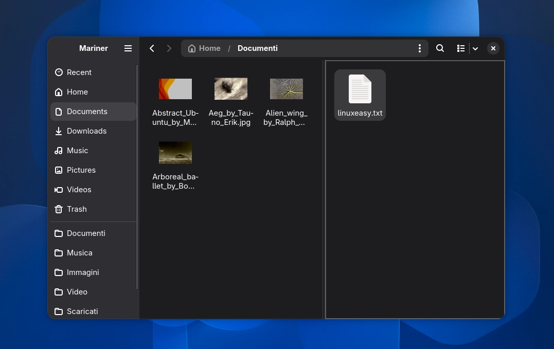 Scopri di più sull'articolo Mariner il file manager per GNOME che amplia le funzionalità di Nautilus