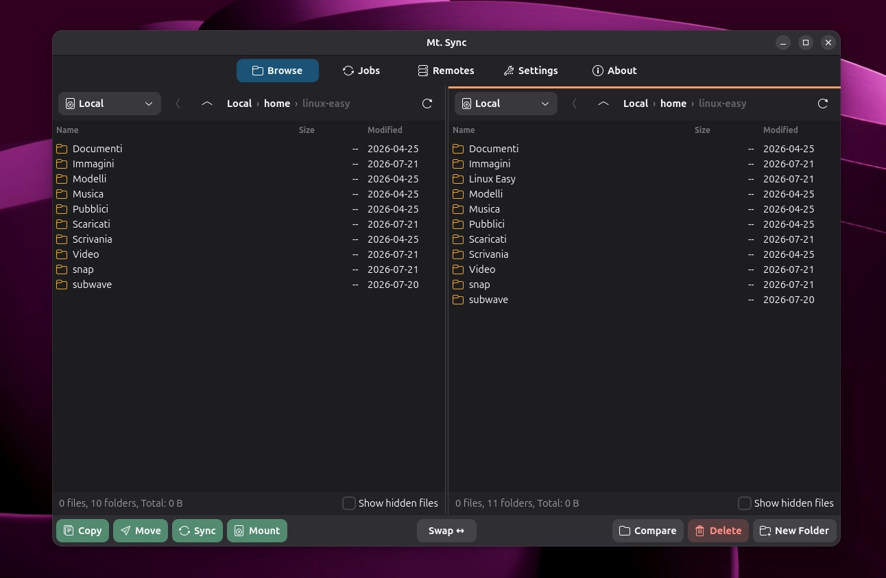 Scopri di più sull'articolo Mt. Sync la nuova interfaccia grafica per rclone che semplifica la gestione del cloud su Linux