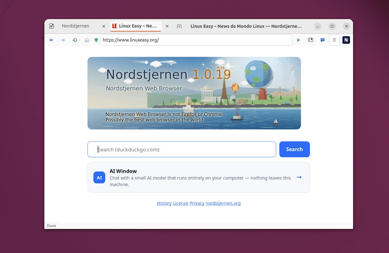 Scopri di più sull'articolo Nordstjernen il browser open source scritto in C che punta su sicurezza, privacy e standard web