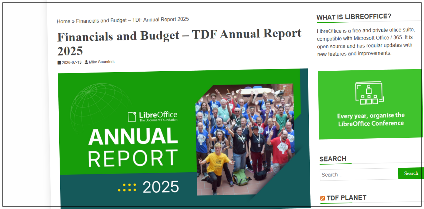 Scopri di più sull'articolo I ricavi record di The Document Foundation