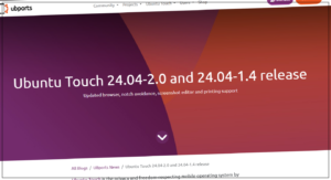 Scopri di più sull'articolo Ubuntu Touch 24.04-2.0 migliora il browser e stampa