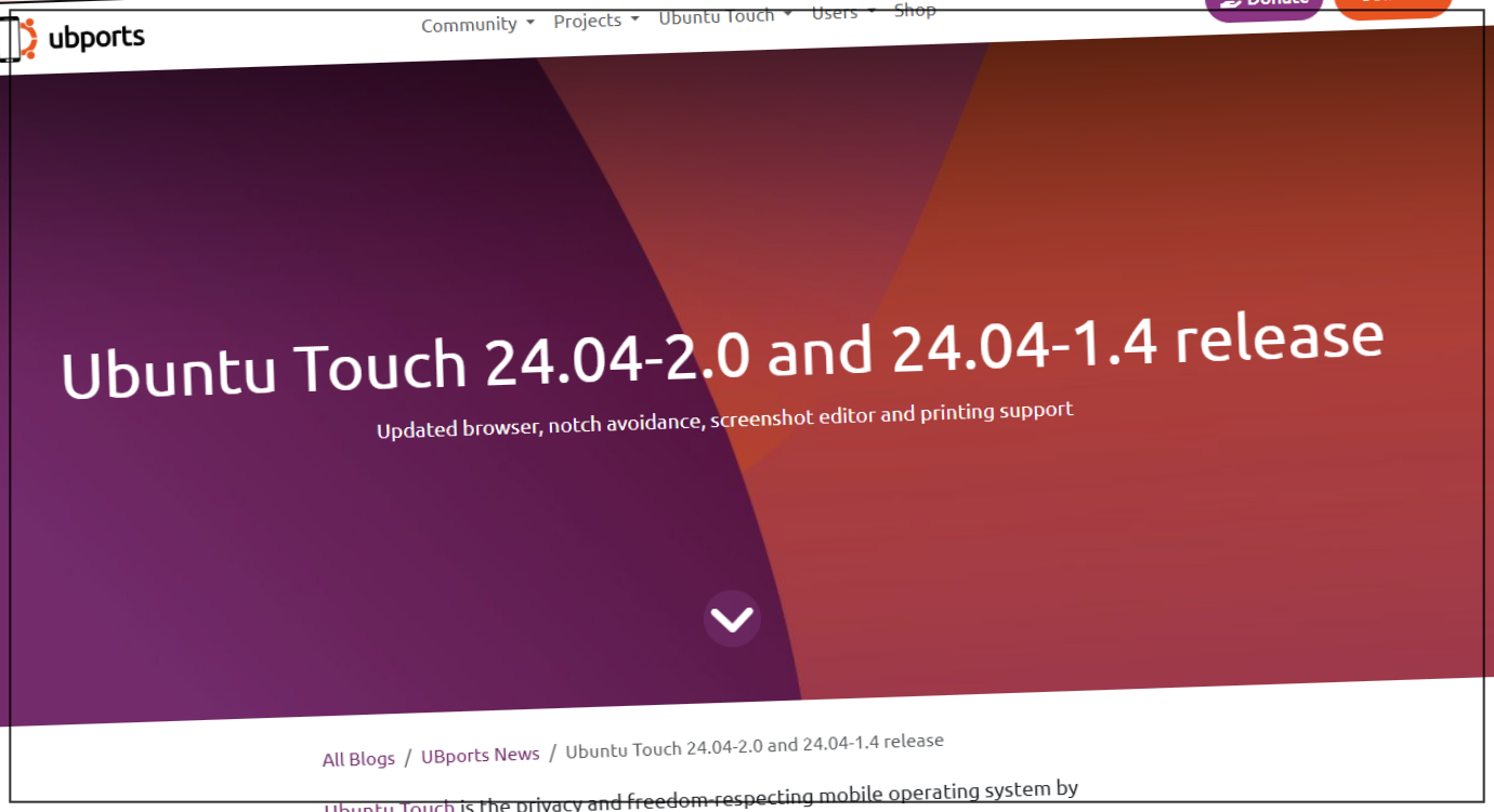 Scopri di più sull'articolo Ubuntu Touch 24.04-2.0 migliora il browser e stampa