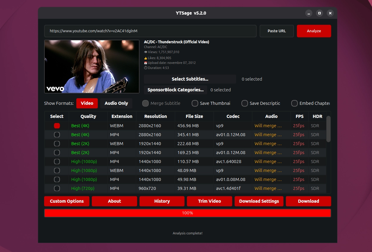 Scopri di più sull'articolo YTSage il downloader YouTube con interfaccia grafica intuitiva