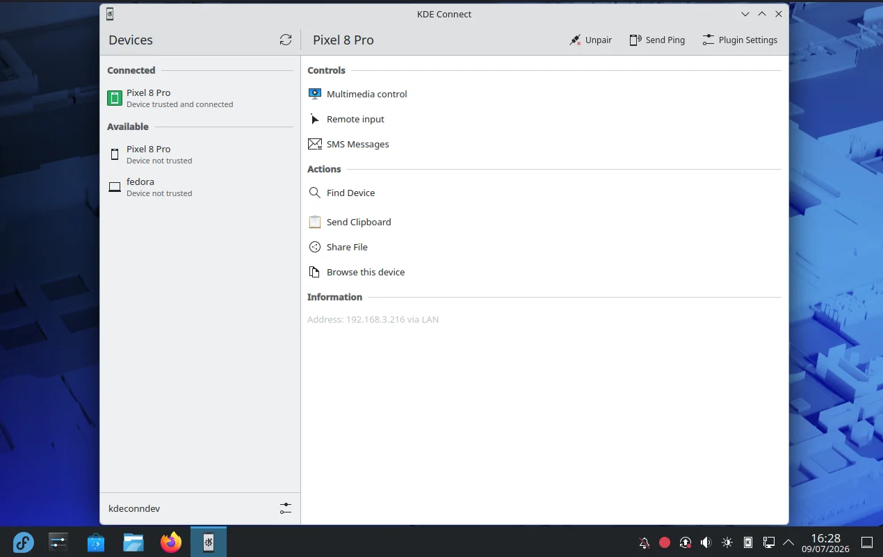Scopri di più sull'articolo KDE Connect porta lo streaming dello schermo cifrato su Wayland