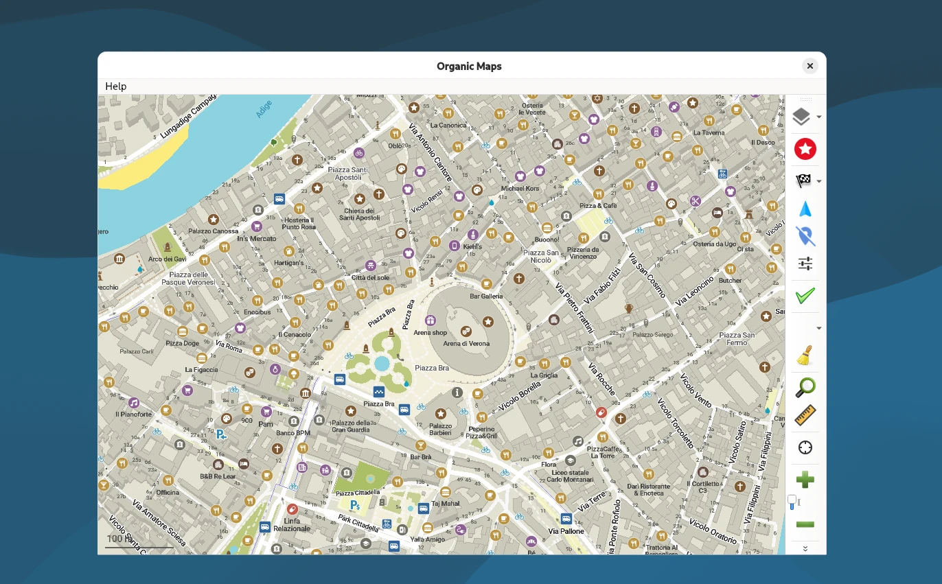 Scopri di più sull'articolo Organic Maps aggiunge Mappe Offline con Imagini Satellitari e Percorsi Multipli