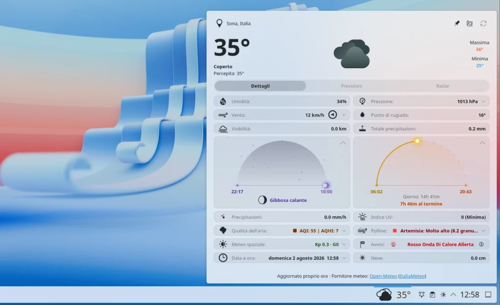 Advanced Weather Widget