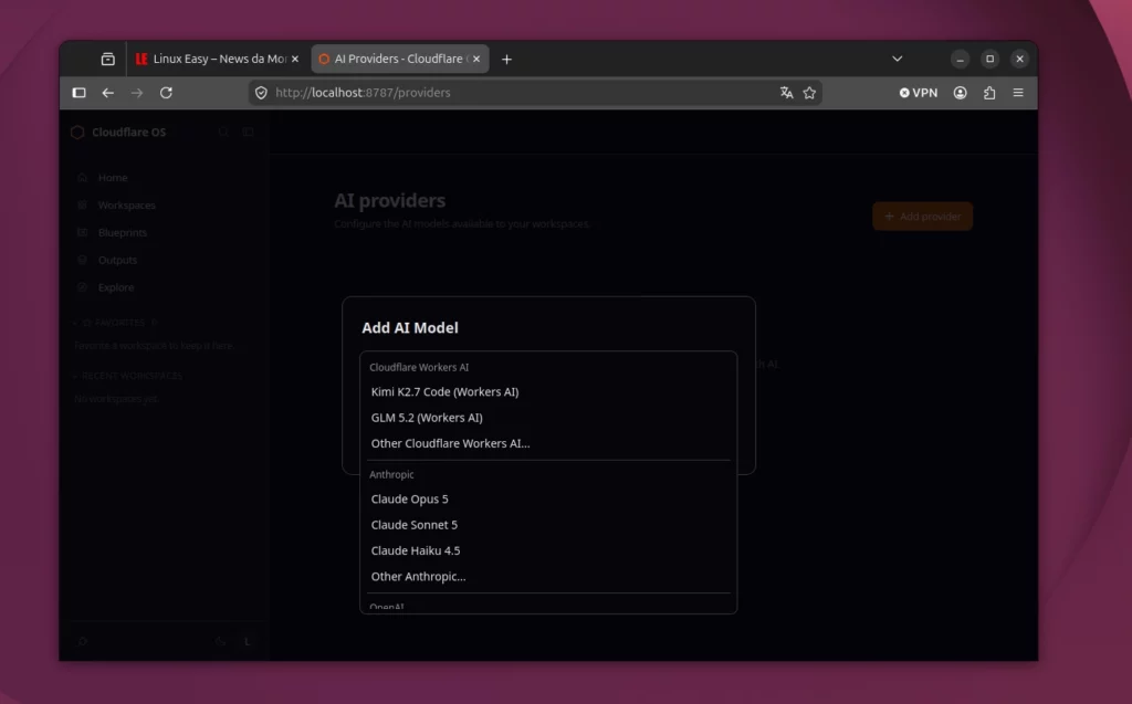 Cloudflare OS AI Model