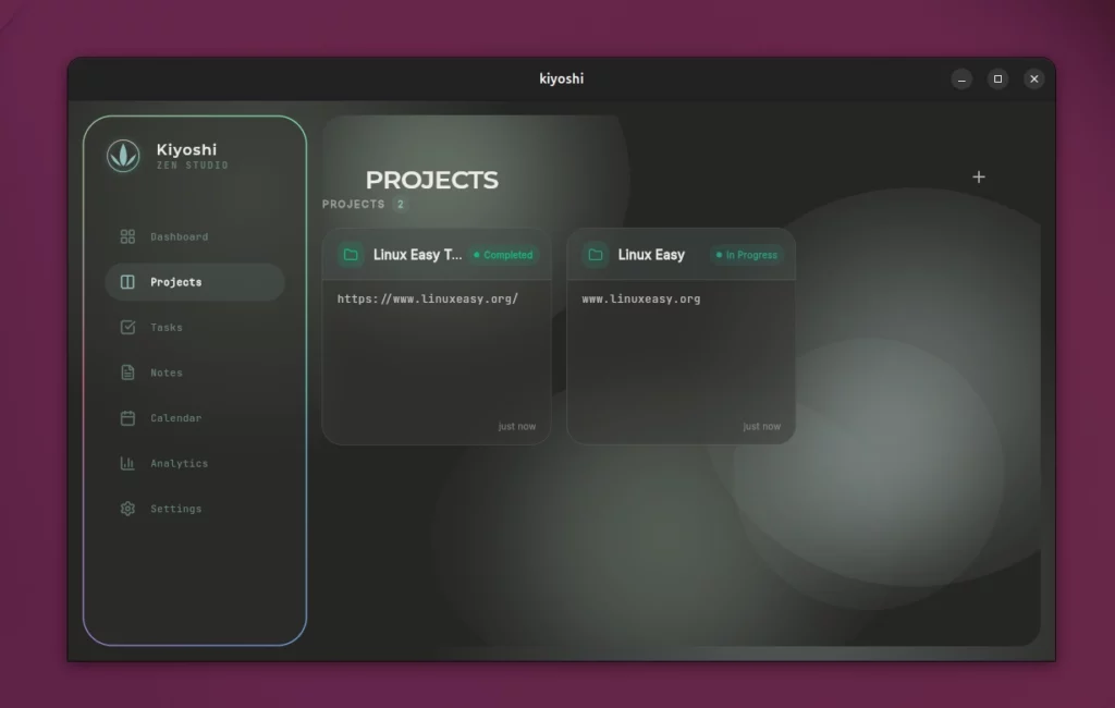 Kiyoshi su Ubuntu Linux