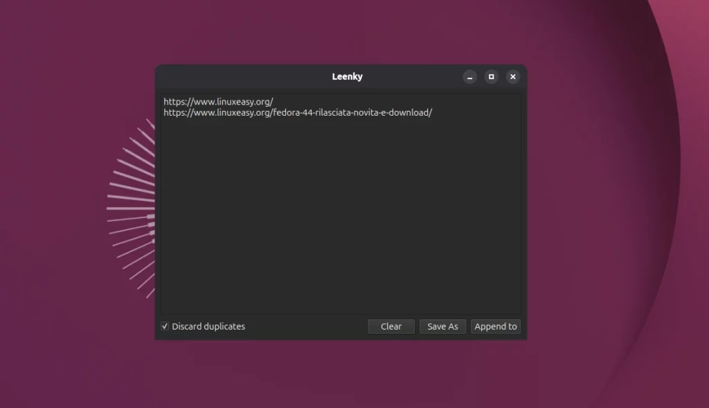 Leenky su Ubuntu Linux