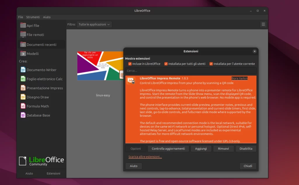 LibreOffice Impress Remote
