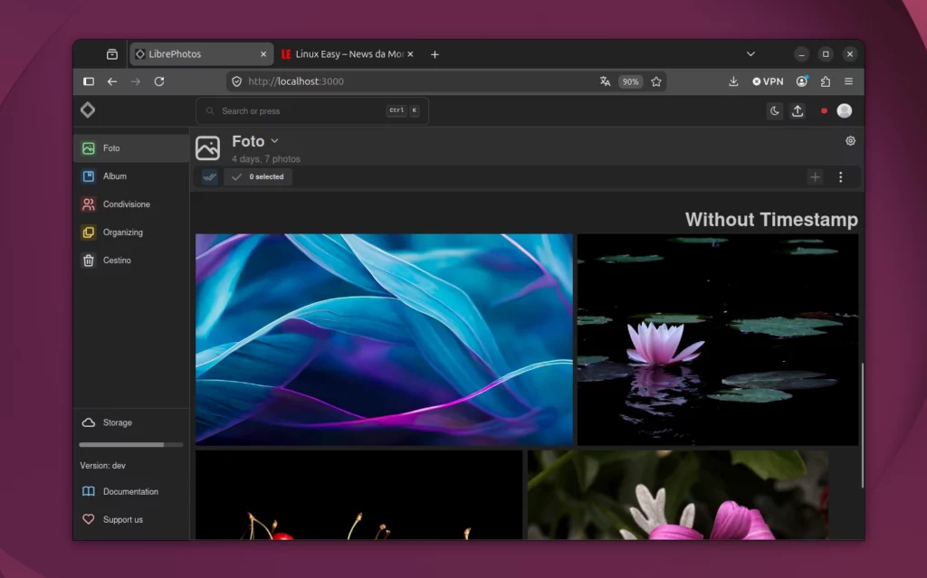 LibrePhotos su Ubuntu Linux