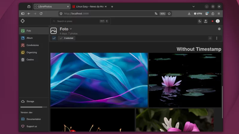 LibrePhotos su Ubuntu Linux