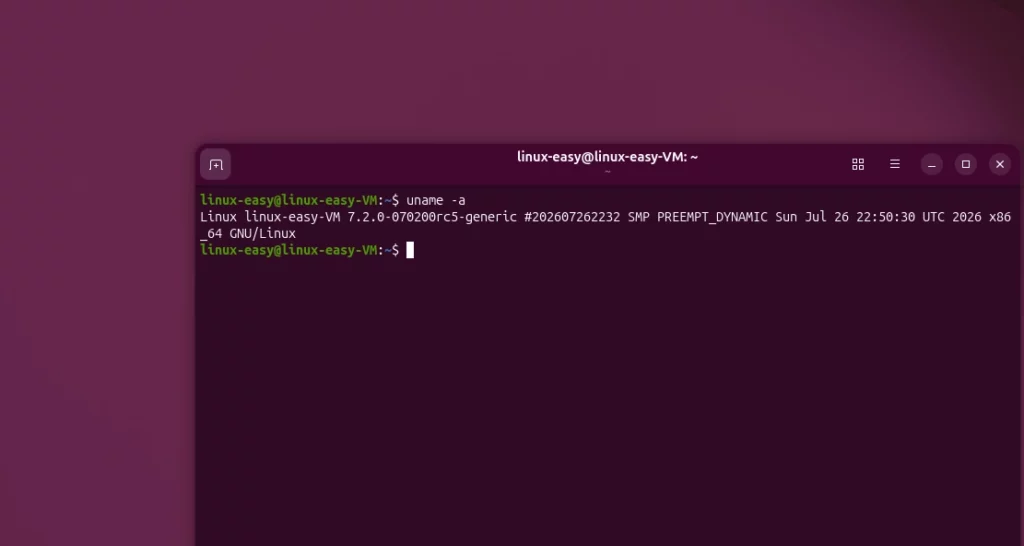 Linux 7.2 su Ubuntu Linux