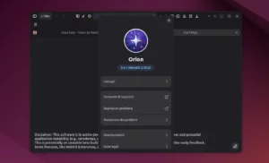 Scopri di più sull'articolo Orion for Linux Beta 0.4.1 rende il browser sempre più completo