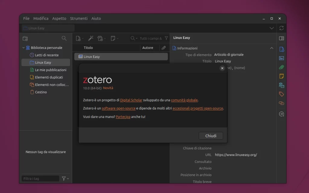 Zotero 10 migliora la ricerca e trasforma la lettura dei PDF