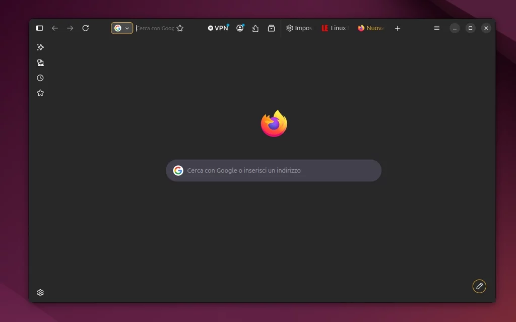 foxone su Firefox in Ubuntu Linux