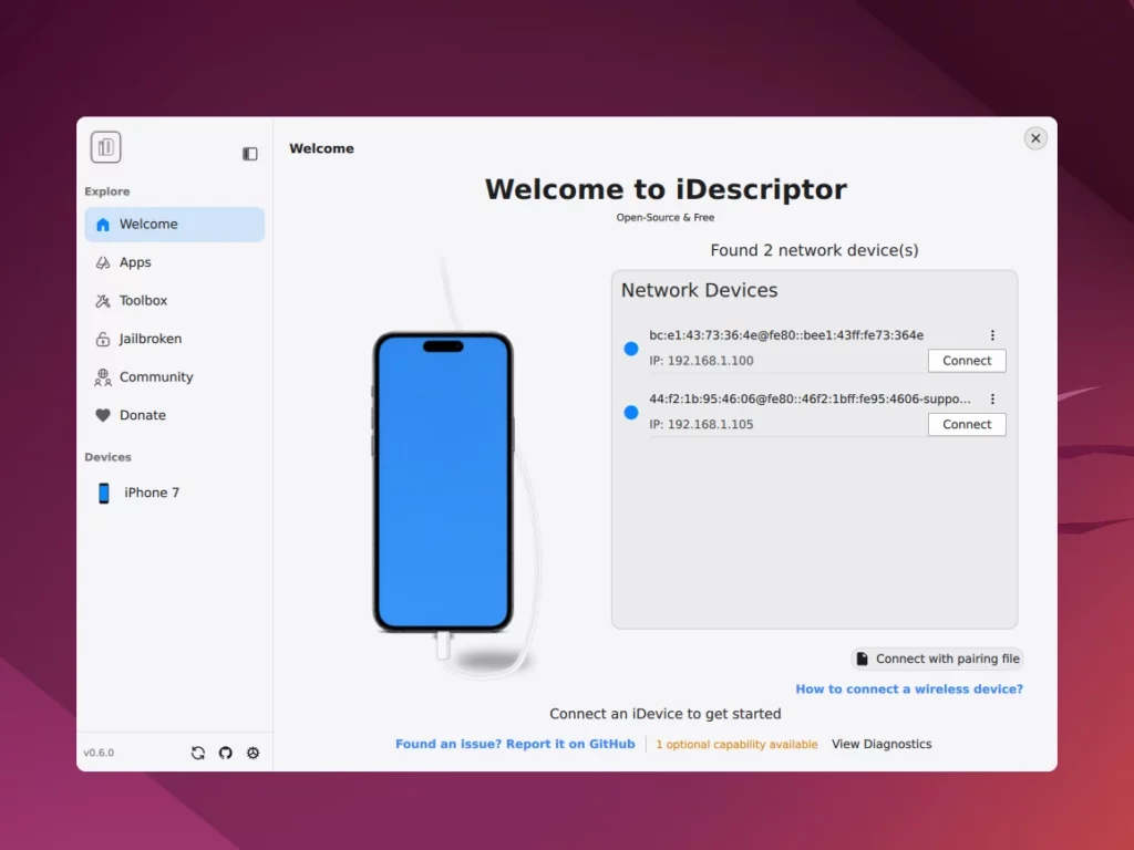 iDescriptor Ubuntu Linux